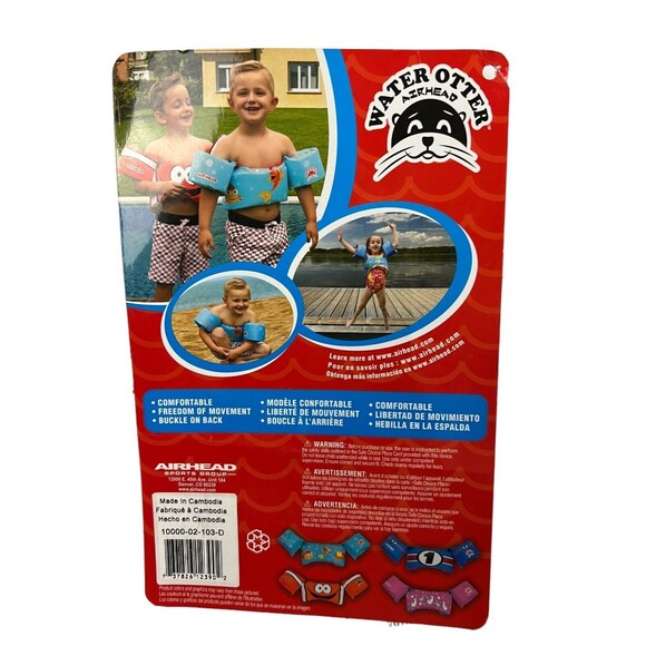 Airhead Water Otter Classic Life Jacket  Kids 33-55 lbs   NWT  Race Car - Picture 5 of 8